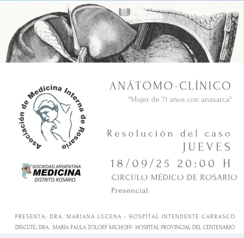 Mujer de 71 años con anasarca